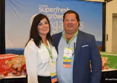 Paul Newstead from Domex Superfresh Growers and his wife Germaine.